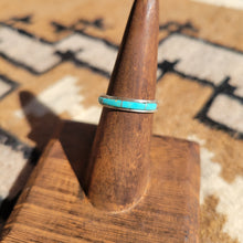 Load image into Gallery viewer, Laramie Inlay Stacker Ring - Sz 7.5