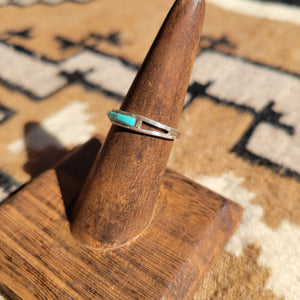 Laramie Inlay Stacker Ring - Sz 7.5