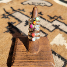 Load image into Gallery viewer, White Opal Stacker Ring