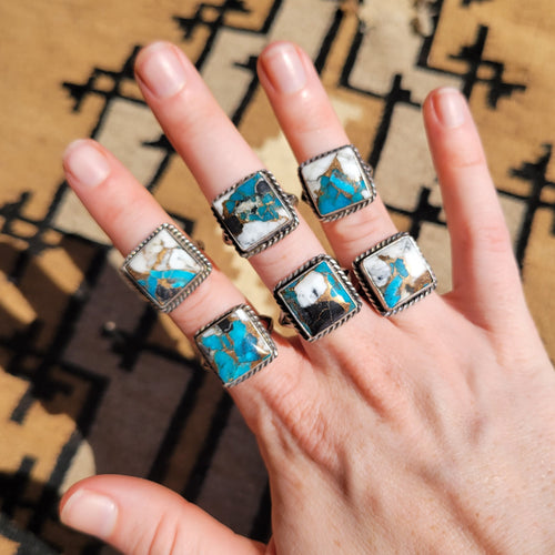 Kingman × White Buffalo Square Rings