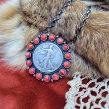Load image into Gallery viewer, The Liberty Coin Cluster Necklace - Spiny