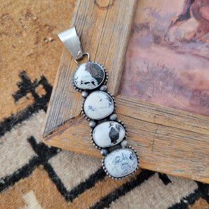The Jules Pendant - White Buffalo