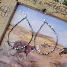 Load image into Gallery viewer, The Callie Pearl Hoops - XL