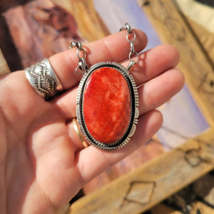 The Takoma Necklace - Red Spiny