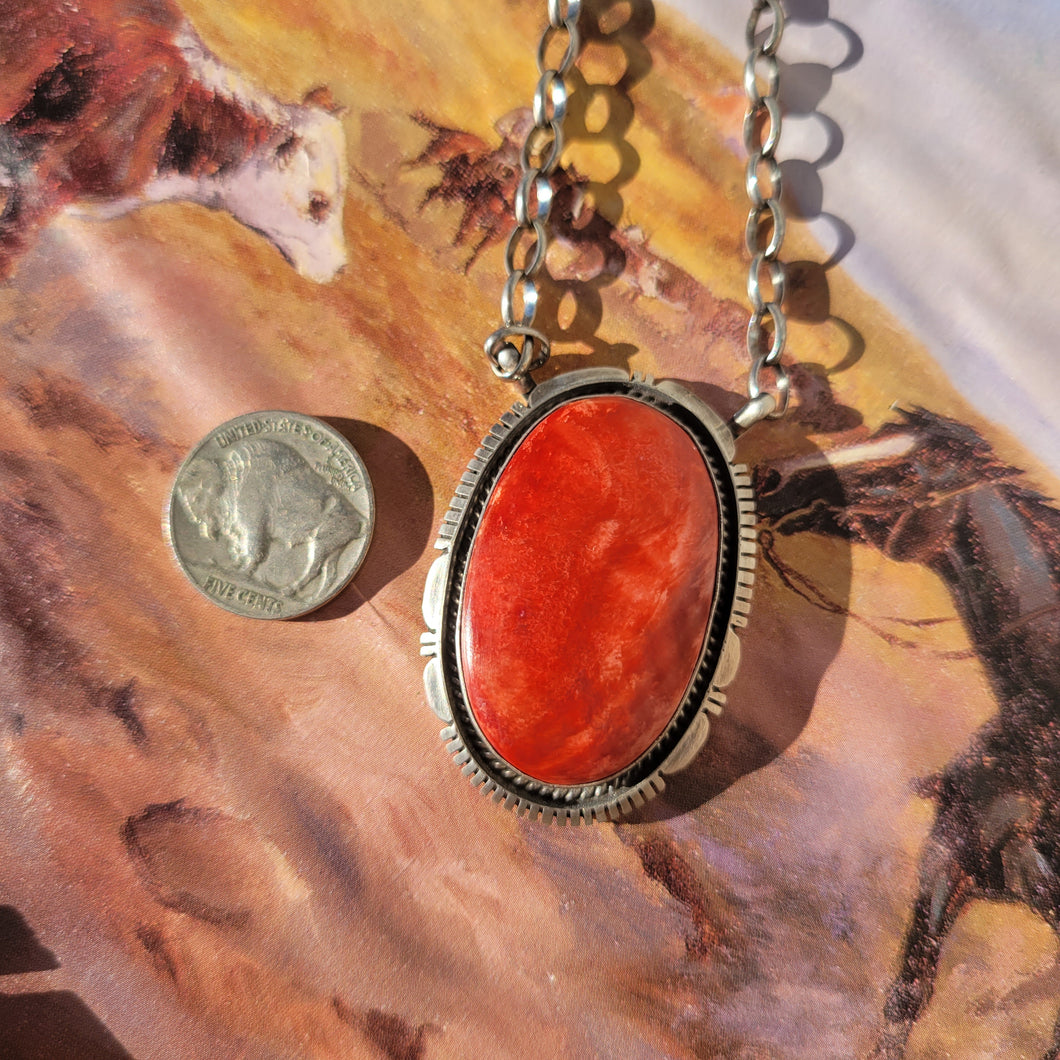 The Takoma Necklace - Red Spiny