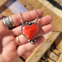 Load image into Gallery viewer, The Bartlett Heart Necklaces- Spiny Oyster