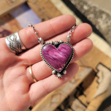 Load image into Gallery viewer, The Bartlett Heart Necklaces- Spiny Oyster