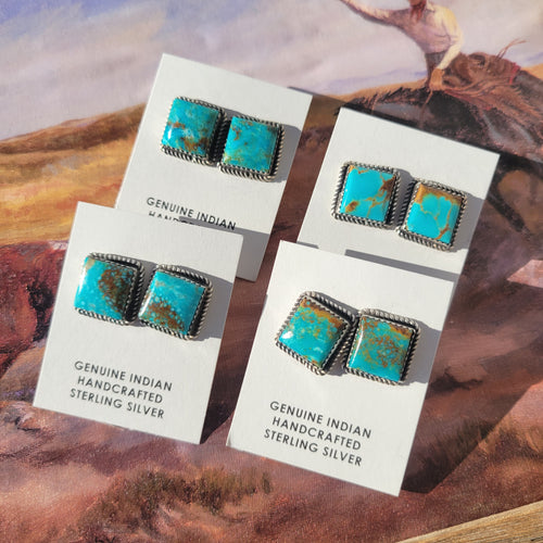 The Delgarito Studs - Turquoise