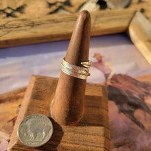 Load image into Gallery viewer, Silver Feather Rings - Adjustable
