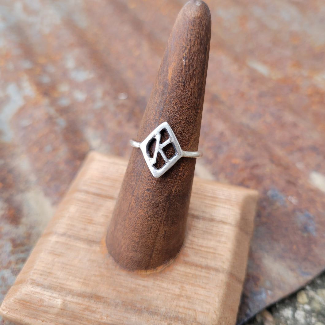 Custom  Brand Ring - Sz 7