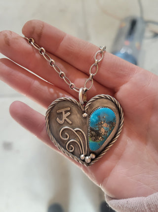 JK Heart Necklace