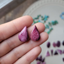 Load image into Gallery viewer, Custom Purple Spiny Studs