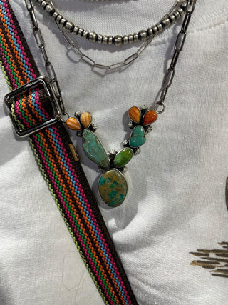 Kingman/Spiny Cactus Necklace- Jolie - Balance