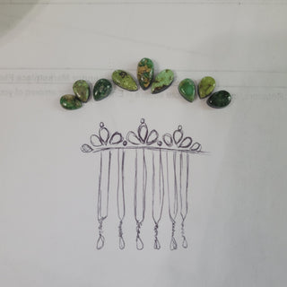 Sonoran Wedding Hair Comb