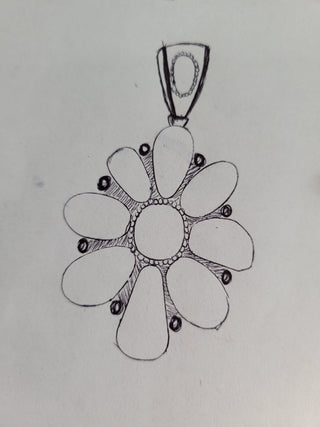 The Lauren Mixed Mine Cluster Pendant