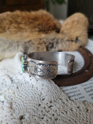 The Frost Double Row Sonoran Statement Cuff