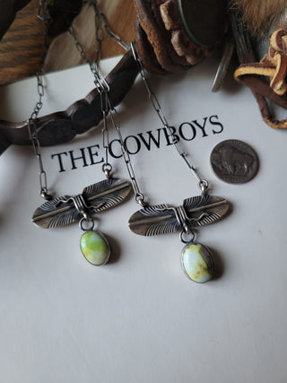 The Caroline Feather Necklace - Palomino