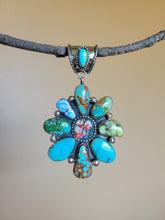 Load image into Gallery viewer, The Tamara Mixed Mine Cluster Pendant