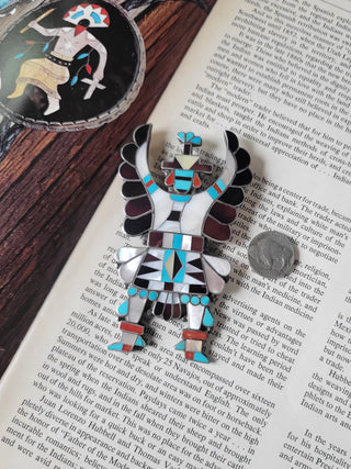 Vintage Zuni Knifewing Pin
