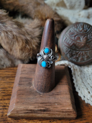 The Kate Ring - Kingman - Sz 8 - Vintage