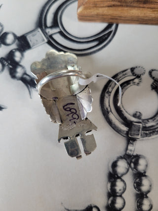 The Doris Kachina Ring - Kingman - Sz 8