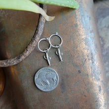 Load image into Gallery viewer, The Saguaro Huggie Hoops