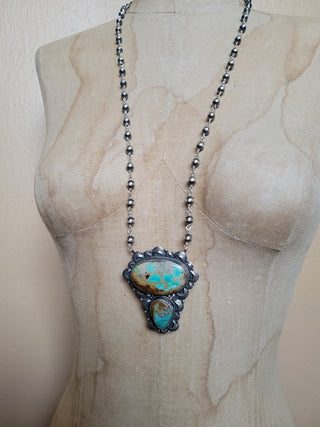 The Cori Pendant on 6mm Pearls