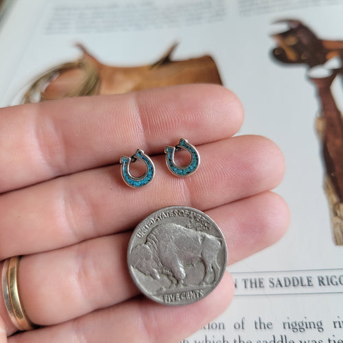 The Lucky Horseshoe Studs