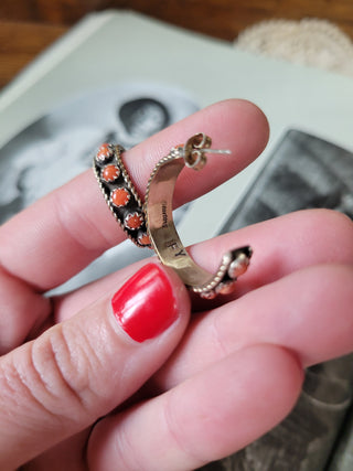 The Camille Hoops - Coral