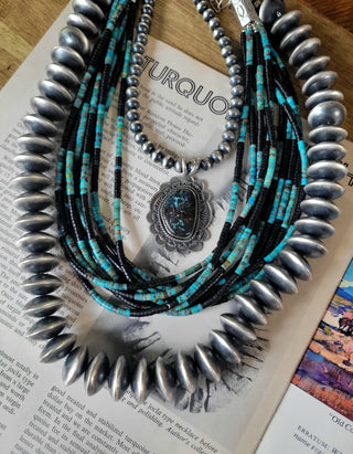 The Betsy Pendant - Black Jack