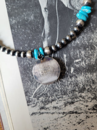 The Mercury Dime & Pearl Memory Wire Choker - Kingman