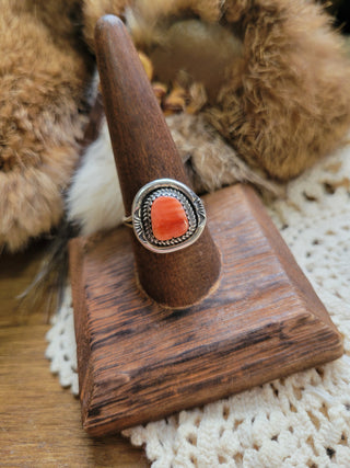 The Trey Ring - Red Spiny - Sz 10