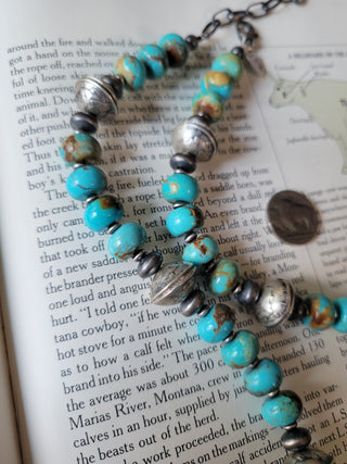 The Blue Mesa Dime Pearl Necklace - Royston