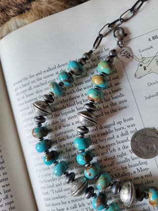 The Blue Mesa Dime Pearl Necklace - Royston