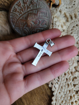 The Shirley Cross Pendant - Golden Hills