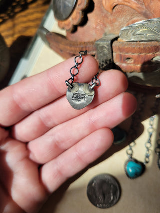 Clancy Heart Necklace - Kingman