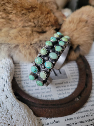 The Frost Double Row Sonoran Statement Cuff