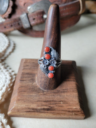 The Carrington Ring - Sz 10 - Coral