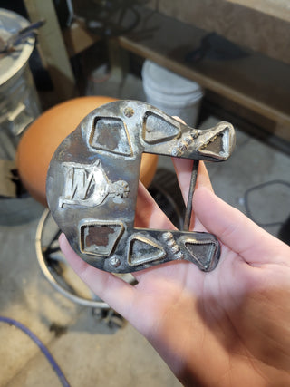 Ashlee's Custom Buckle - White Buffalo