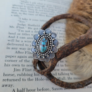 Golden Hills Flower Ring - 6.5