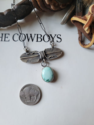 The Clara Feather Necklace