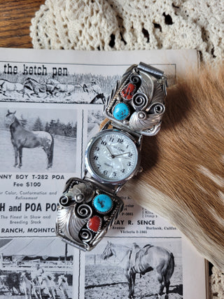 The Leona Watch - Coral & Kingman