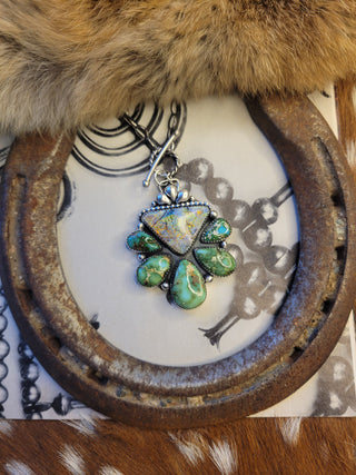 The Conway Cluster Toggle Necklace - 16" - MADE TO ORDER