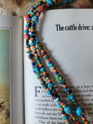 The Lula Naja Pendant & Triple Strand Set