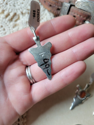 The Martinez Arrowhead Pendants