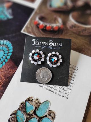Vintage Sunface Studs