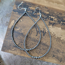 Load image into Gallery viewer, The Callie Pearl Hoops - XL