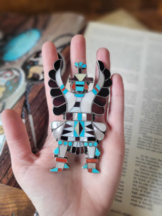 Vintage Zuni Knifewing Pin