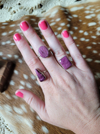 The Lainey Rings - Purple Spiny