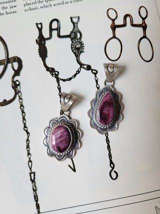 The Canyon Pendant - Purple Spiny